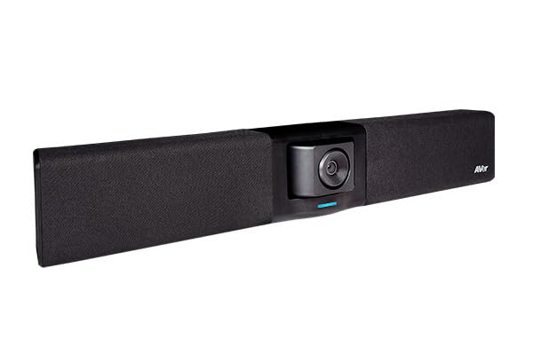 Aver 4K PTZ USB Video soundbar,15x Zoom (3X Optical), FOV 92§, 61U3210000AC (Zoom (3X Optical), FOV 92§, Smart Framing, Audio Tracking, Display Link)