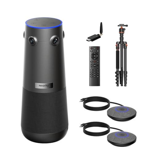 NEARITY 360 Alien 4K Video Conference Camera with WiFi Adapter/Mic/Tripod