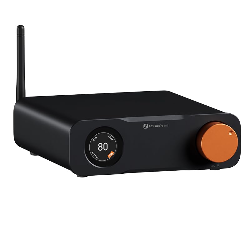 Fosi Audio ZD3 Desktop DAC Preamp, Fully Balanced Bluetooth Audio Converter
