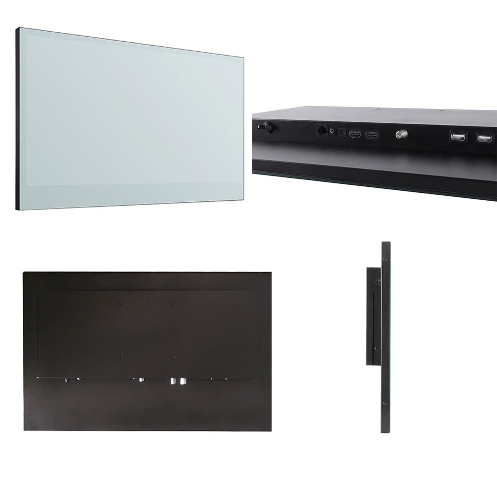 27 inches Smart Bathroom Mirror LED TV for Bathroom Android Shower Television Waterproof ATSC Vanishing Mirror for Bathtub