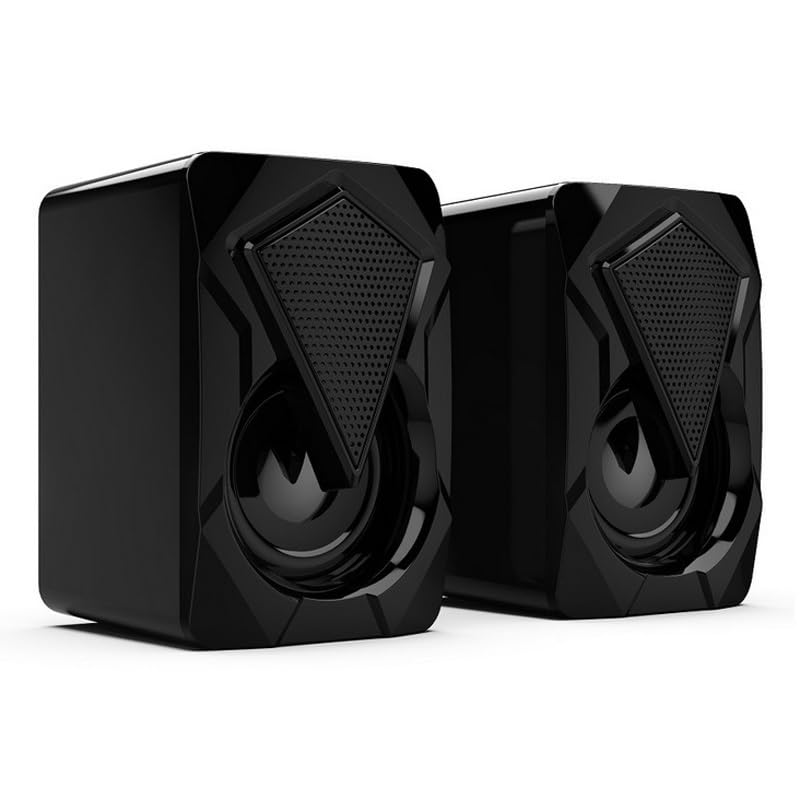 1set 2pcs Heavy Subwoofer Colorful Lights RGB Smart Portable Extra Bass Mode Speaker Stereo Multimedia