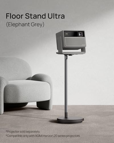 XGIMI HORIZON 20 Pro 4K RGB Triple Laser Home Projector and Floor Stand Ultra, 4100 ISO Lumens, Google TV with Licensed Netflix, Optical Zoom & Lens Shift, IMAX Enhanced