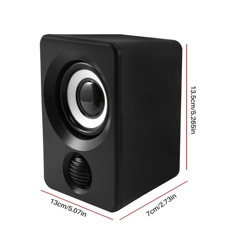 Surround Computer Speakers with Stereo Wired Powered Multimedia Speaker for PC/Laptops/Smart Phone