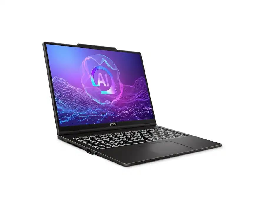 msi 2026 Venture 16 AI 16" WUXGA IPS Touchscreen Laptop 16-Core Intel Core Ultra 9 285H Intel Arc Graphics 64GB DDR5 2TB SSD USB-C w/DP WIFIAX RJ45 BT 5.3 Webcam HDMI 2.1 Backlit KB Windows 11 Pro
