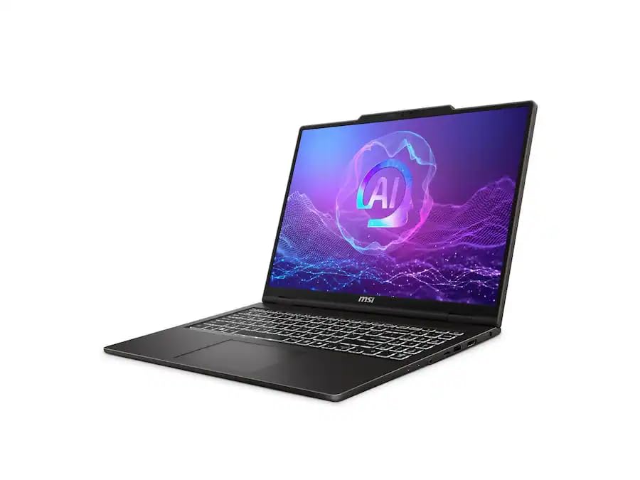 msi 2026 Venture 16 AI 16" WUXGA IPS Touchscreen Laptop 16-Core Intel Core Ultra 9 285H Intel Arc Graphics 64GB DDR5 2TB SSD USB-C w/DP WIFIAX RJ45 BT 5.3 Webcam HDMI 2.1 Backlit KB Windows 11 Home