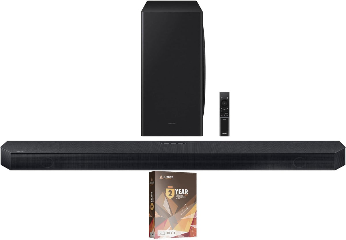 Samsung HW-QS730D 3.1.2ch Soundbar with True Dolby Atmos Sound and 3 Year Amber Protection Plan (2024)