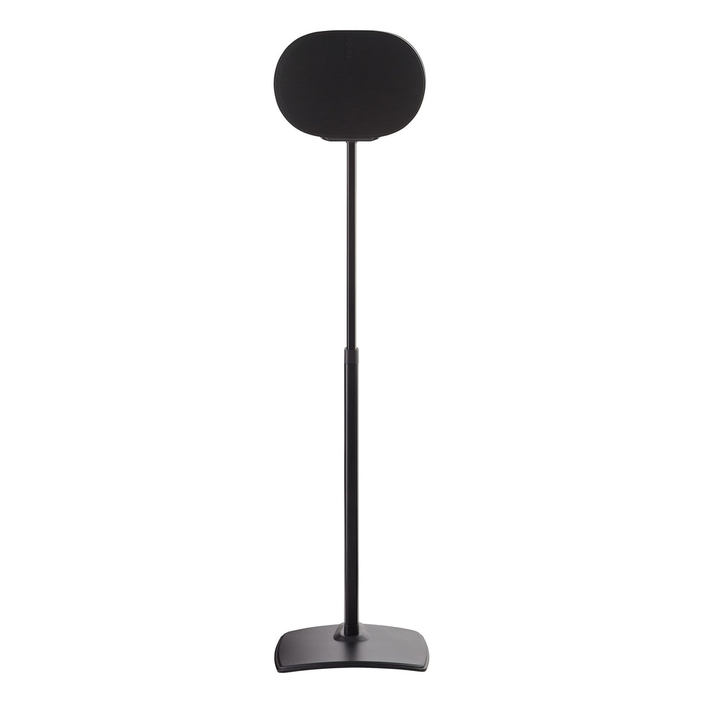 Sanus Height Adjustable Speaker Stand for Sonos Era 300 - 17" - Black - Custom Fit - Polished - Durable Steel & Extruded Aluminum - OSSE300A2-B2