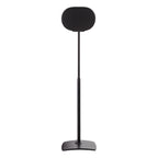 Sanus Height Adjustable Speaker Stand for Sonos Era 300 - 17" - Black - Custom Fit - Polished - Durable Steel & Extruded Aluminum - OSSE300A2-B2