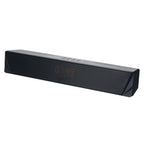 2x5W Desktop Speaker BT5.0 Soundbar Alarm Clock Time Display Support AUX in TF Card for TV Latop PC Smartphone