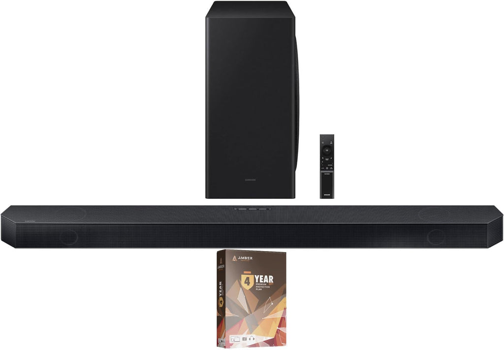 Samsung HW-QS730D 3.1.2ch Soundbar with True Dolby Atmos Sound and 3 Year Amber Protection Plan (2024)