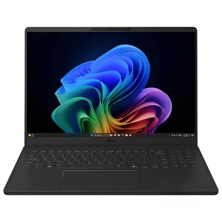 LG 2026 Gram Book 16U55U Laptop 16" WUXGA 1920x1200 AMD Ryzen AI 7 445 6Core AMD Radeon Graphics 16G LPDDR5 2TB SSD WiFi6E Windows 11 Home Bluetooth 5.3 Numpad Numeric Backlit KB 1080p IR Camera TS