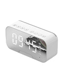 LED Digital Electronic Desktop Clock Snooze Alarm Time Temperature Display