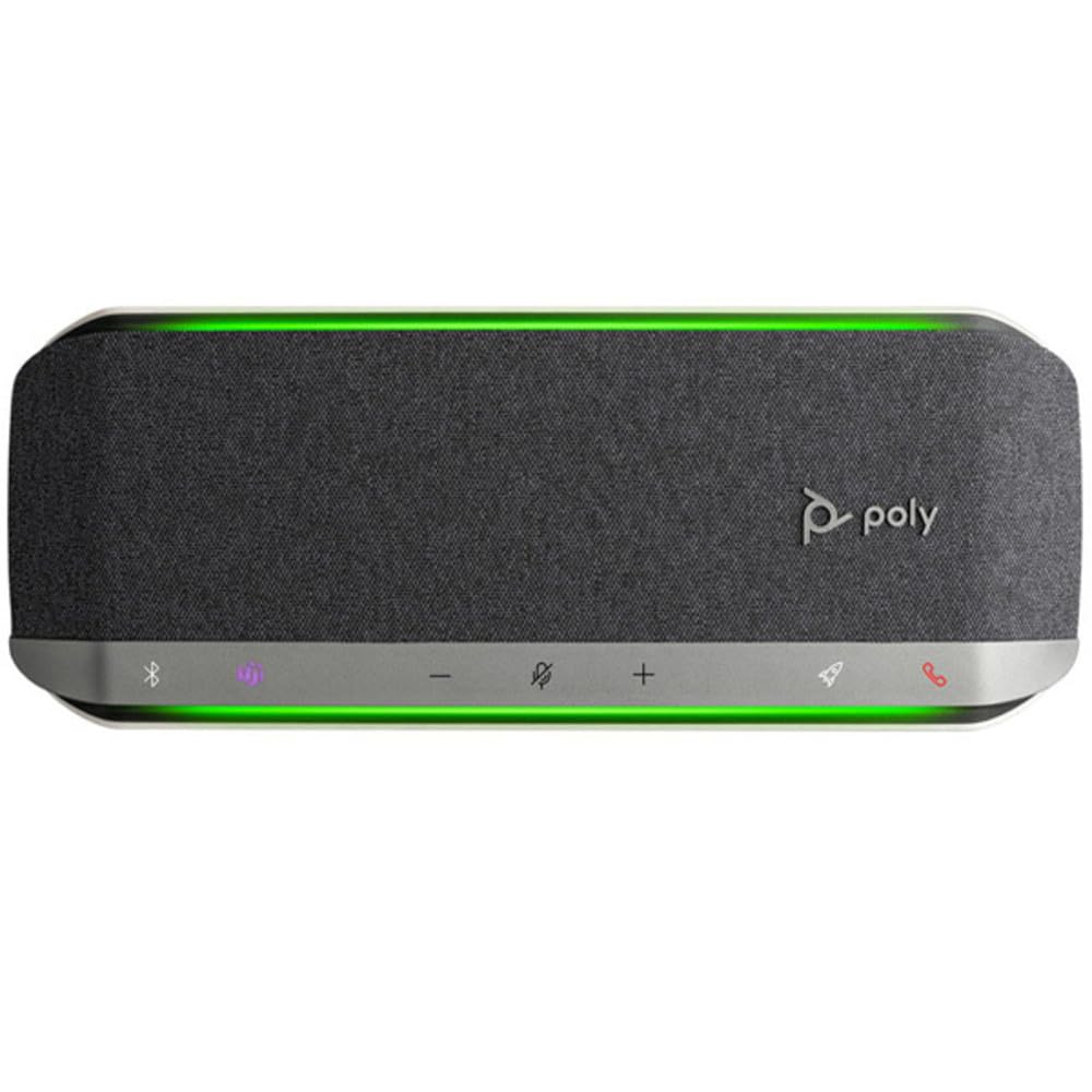 Poly - Sync 40 Smart Speakerphone (Plantronics) - Flexible Work Spaces - Connect to PC/Mac via Combined USB-A/USB-C Cable and Smartphones via Bluetooth - Works with Teams (Certified), Zoom & More