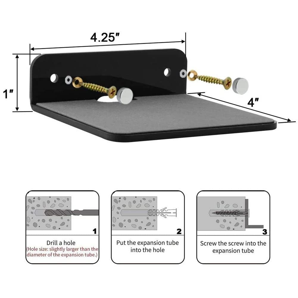 Wall mount Display Shelf -tooth Speaker Charging rack Cell Phones(D)