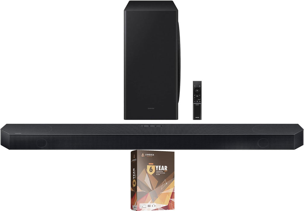 Samsung HW-QS730D 3.1.2ch Soundbar with True Dolby Atmos Sound and 3 Year Amber Protection Plan (2024)