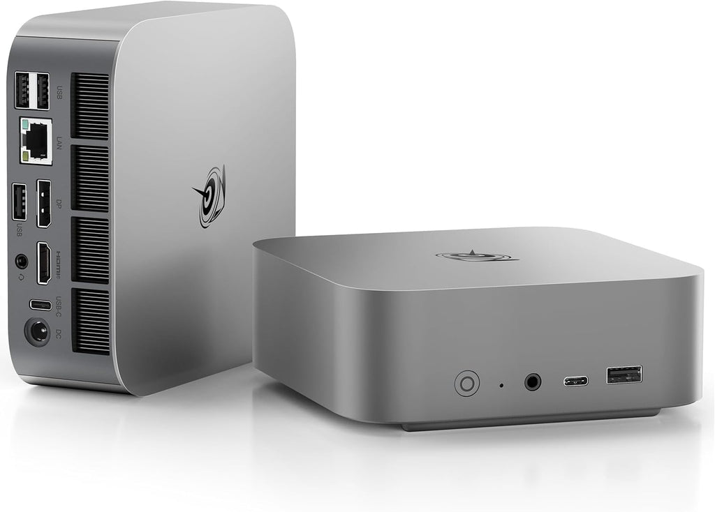 Beelink SER9 Pro AI Mini PC, AMD Ryzen 7 H255 (Up to 4.9GHz), 24GB LPDDR5X 6400MT/s 1TB NVMe SSD, Radeon 780M, Built-in Mic/Speaker, USB4, WiFi 6, 2.5G LAN, 4K@240Hz Triple Display, Desktop Computer