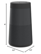Bose The SoundLink Revolve, The Portable Bluetooth Speaker with 360 Wireless Surround Sound, Triple Black