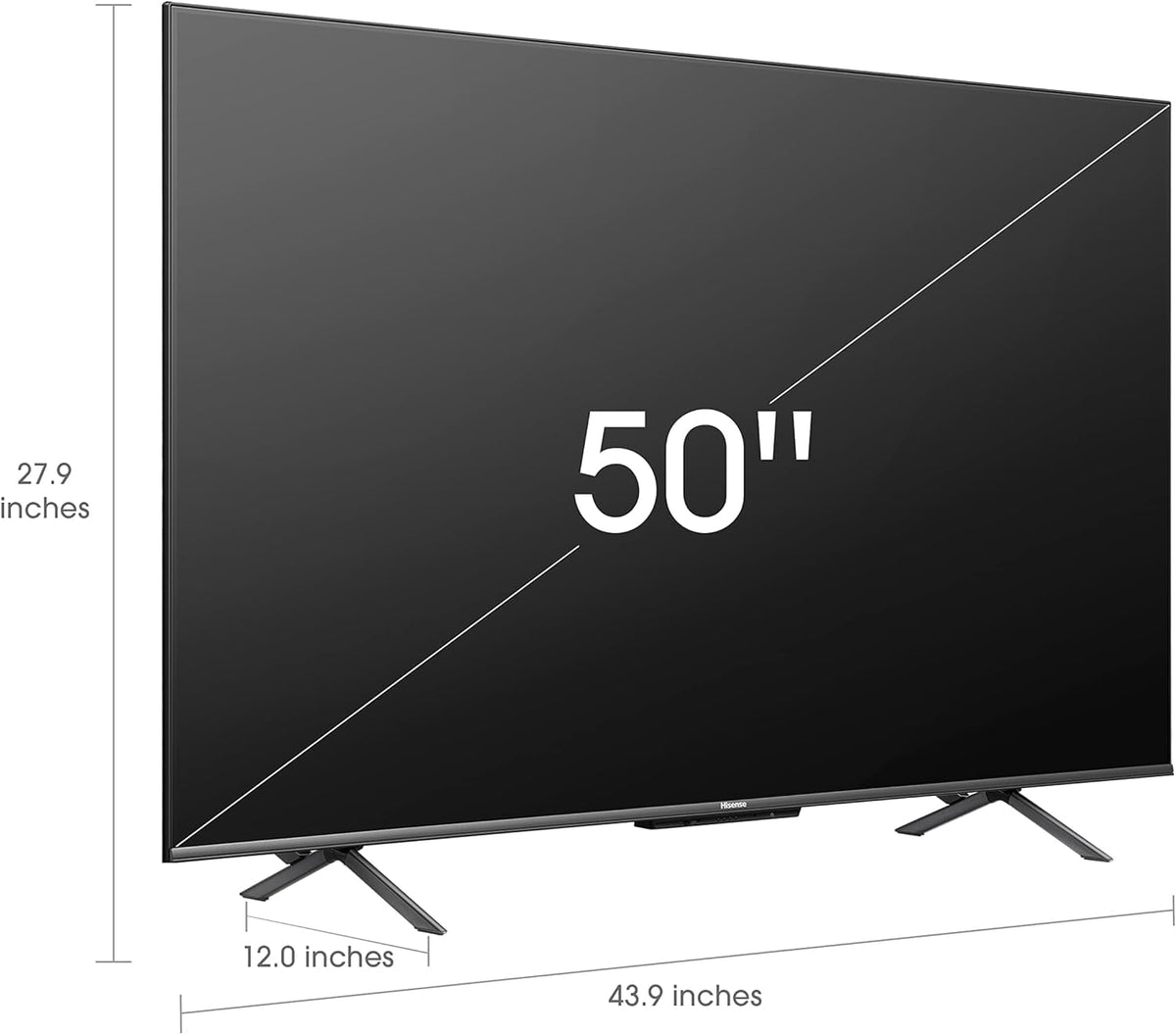 Hisense 50" Class U6HF Series (50U6HF, 2025) ULED 4K UHD Smart Fire TV, Voice Remote with Alexa, QLED, Full Array Local Dimming, Dolby Vision, HDR 10+, Quantum Dot for Enhanced Color, Game Mode Plus