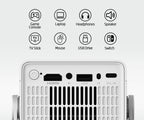 HP MC400 Portable HD Projector, WiFi , Bluetooth, Short Throw Lens, WiFi Screen Mirroring, App Store , Speaker, Design to work with PD Power Bank for Home Theater & Outdoor Movies