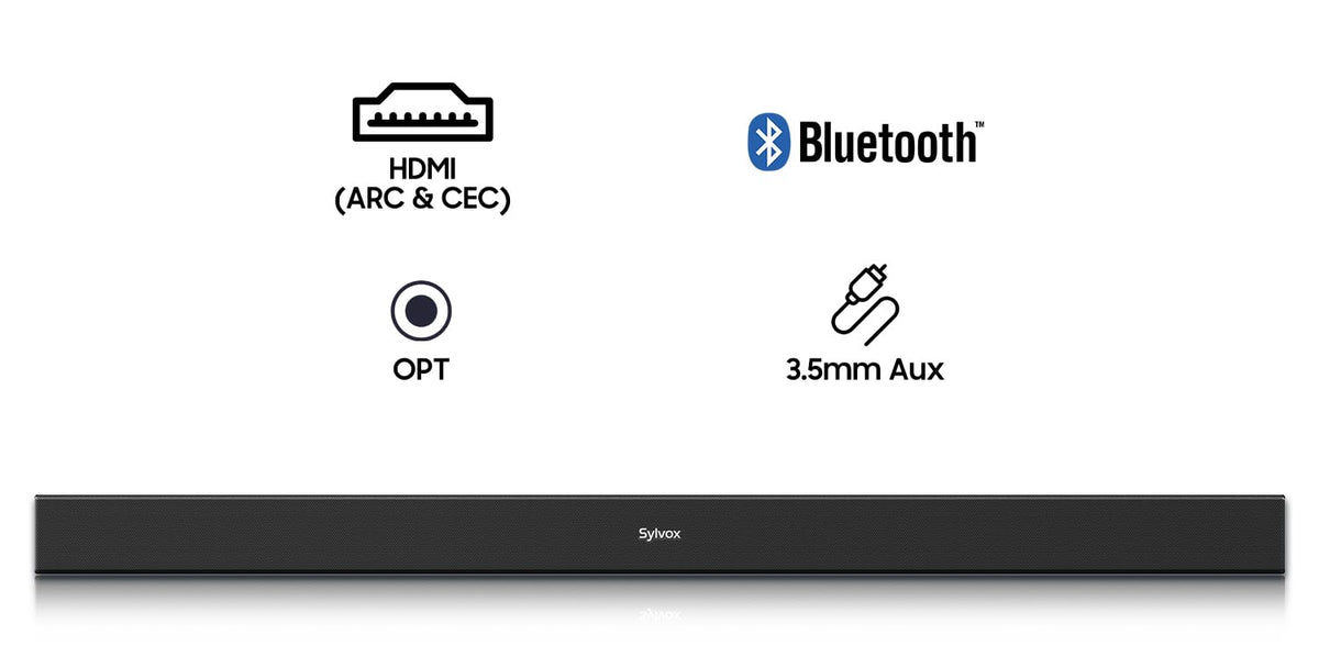 SYLVOX 43" Outdoor TV, Weatherproof TV with Cover, Wall Mount & Soundbar