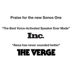 Sonos One (Gen 2) Three Room Set Voice Controlled Smart Speaker with Amazon Alexa Built in (3-Pack Black) (Renewed)
