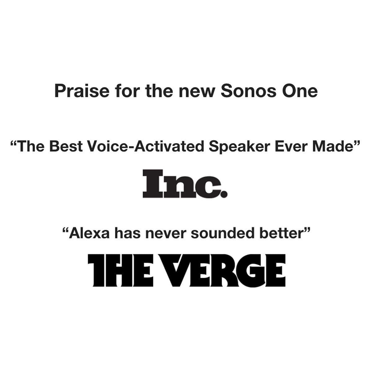 Sonos One (Gen 2) Three Room Set Voice Controlled Smart Speaker with Amazon Alexa Built in (3-Pack Black) (Renewed)