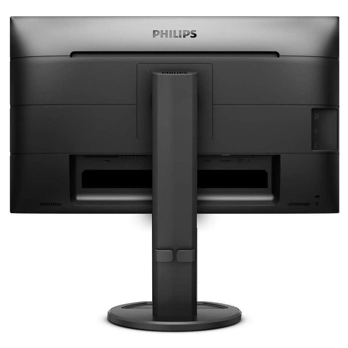 Philips 241B8QJEB 24" Frameless Monitor, Full HD 1080P, IPS Panel, HDMI/DisplayPort/DVI-D/VGA, USB 3.0 hub, Built-in Speakers, VESA, Ergonomic Stand, TCO Edge