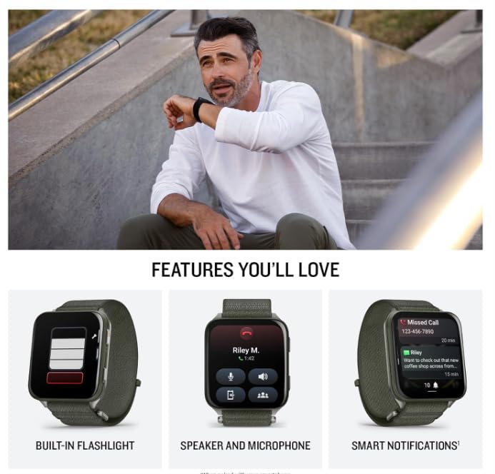 Garmin Venu X1 Thin and Lightweight GPS Smartwatch, AMOLED Display, Moss with Titanium Caseback and Moss ComfortFit Nylon Band White Earbuds Bundle