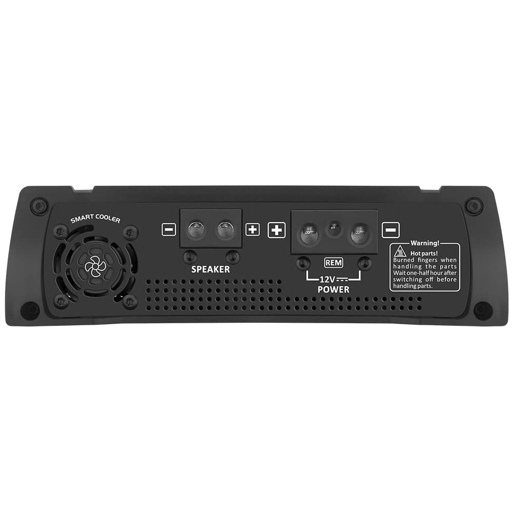 Taramps 900890 Class D HD 3000 Watt RMS 4 Ohms Automotive Sound Systems Mono Full Range Speaker Amplifier with Built In Thermal Management Fan