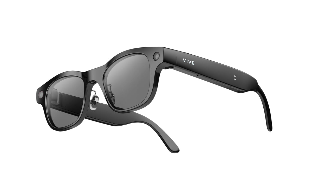 HTC Vive Eagle AI Glasses - Square Transition Lens, Black