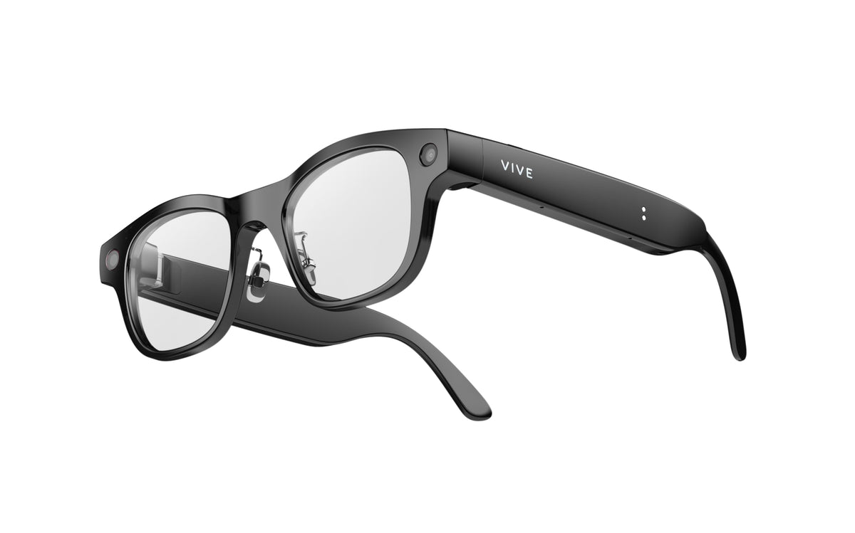 HTC Vive Eagle AI Glasses - Square Transition Lens, Black