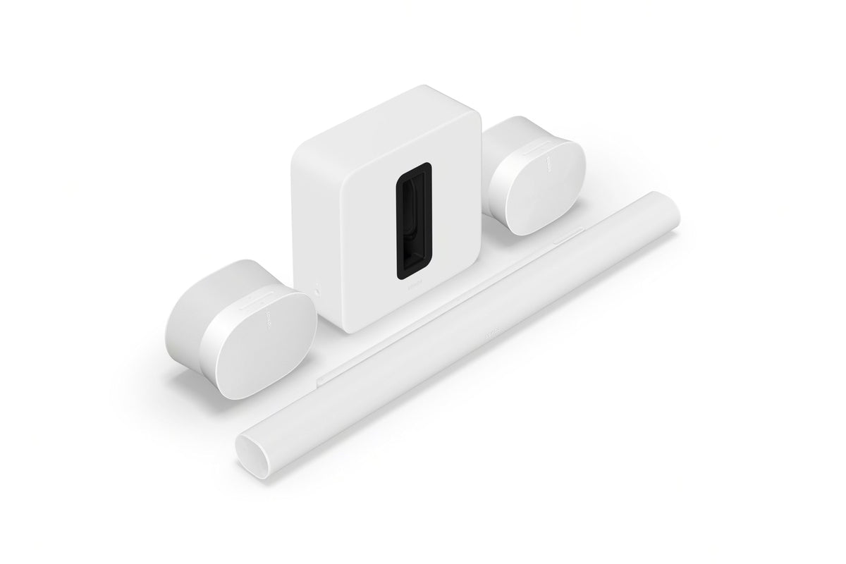Sonos Arc Ultra soundbar + Sub 4 subwoofer + Era 300 Speakers (Pair)