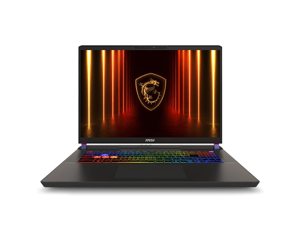 msi 2026 Vector 16 HX AI 16" 1920x1200 IPS Laptop 20-Core Intel Core Ultra 7 255HX NVIDIA GeForce RTX 5070 Ti 16GB DDR5 1TB SSD WiFi AX RJ45 BT 5.3 Webcam HDMI 2.1 RGB Backlit KB Windows 11 Home