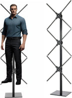 Missyou 71.3 Inch 3D Hologram Fan Splicing Display - 3 Pcs 65cm Holographic Projector Video Wall With Router And Tripod - WiFi App 3D Text Generator Bluetooth Audio - Naked Eye LED Commercial Ad Sign