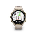 Garmin Forerunner 955 Solar, GPS Running Smartwatch with Solar Charging Capabilities, Tailored to Triathletes, Long-Lasting Battery, Whitestone with Wearable4U White Earbuds Bundle