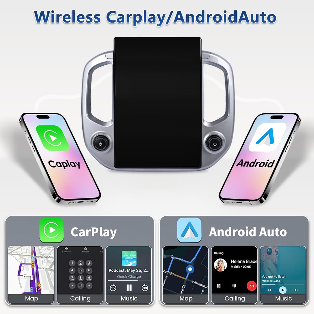 14.4 Inch Car Radio Stereo for Chevrolet Colorado 2014 2015 2016 2017 2018,Touch Screen Upgrade Android 14.Head Unit Wireless Carplay