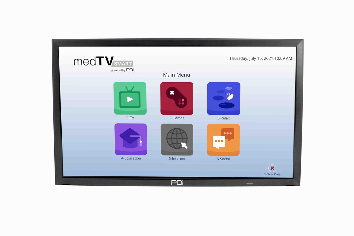 PDI 43" A-Series Smart HDTV Hospital Display