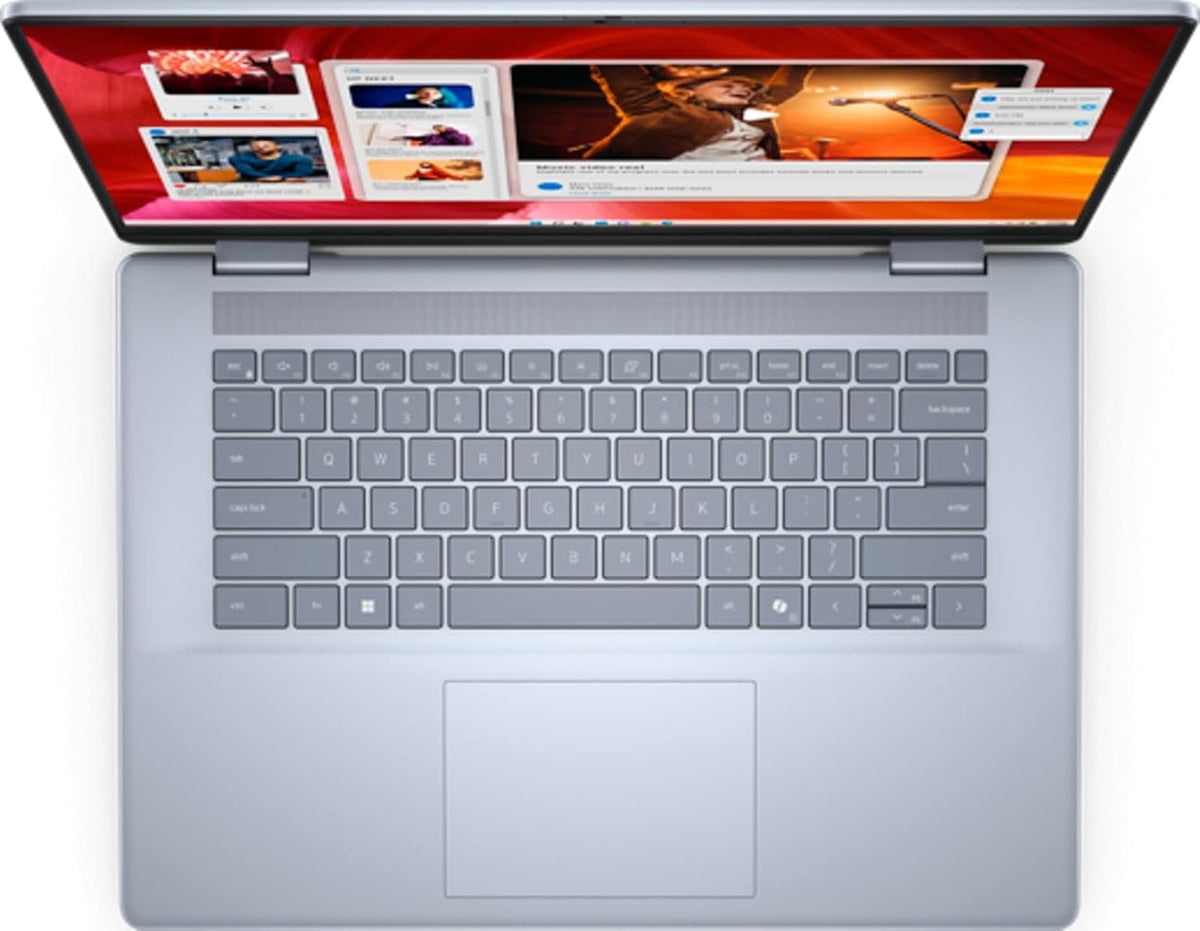 Dell 2025 Inspiron 16” WUXGA IPS Touch Laptop 16-Core Intel Core Ultra 9 185H Arc Graphics 16GB LPDDR5 2TB SSD Thunderbolt 4 WiFi AX BT Webcam HDMI1.4 Backlit KB Fingerprint Windows 11 Pro