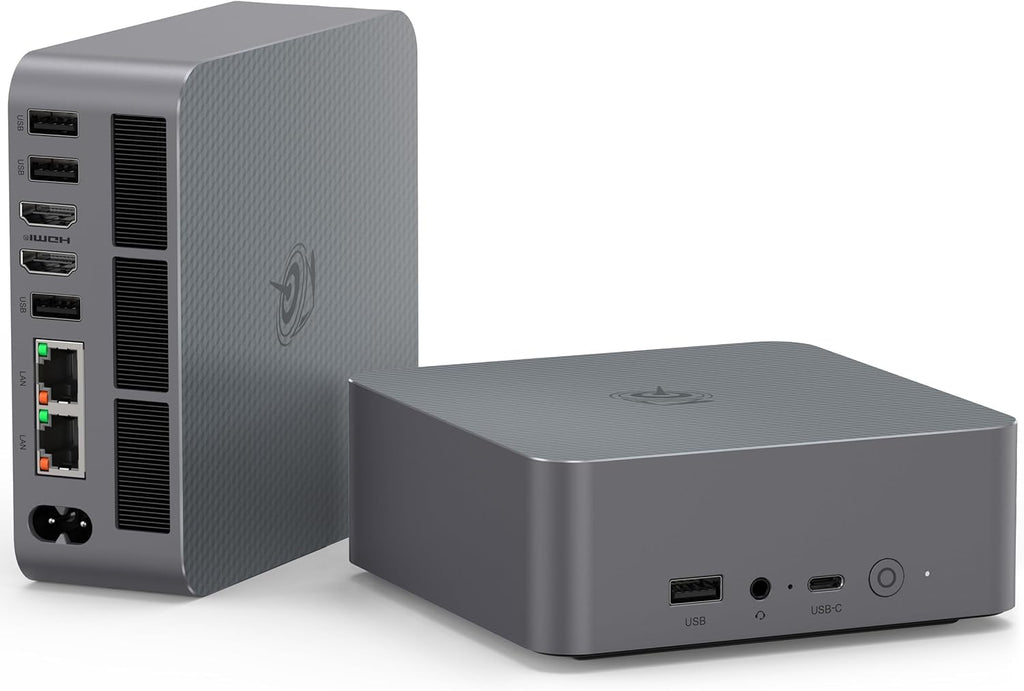 Beelink SER9 Pro AI Mini PC, AMD Ryzen 7 H255 (Up to 4.9GHz), 24GB LPDDR5X 6400MT/s 1TB NVMe SSD, Radeon 780M, Built-in Mic/Speaker, USB4, WiFi 6, 2.5G LAN, 4K@240Hz Triple Display, Desktop Computer