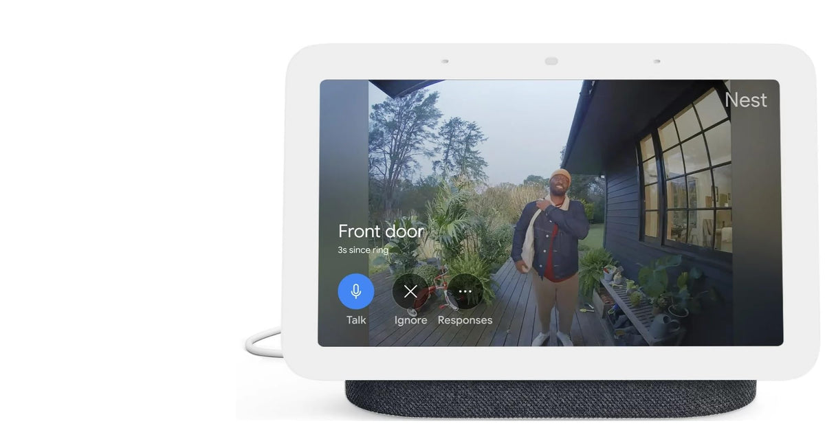 Google Nest Hub 7 Smart Display 2nd Generation with Google Assistant - Charcoal