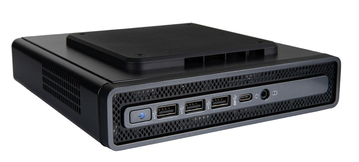 Empowered PC Envision M1 Mini Desktop (Intel 24-Core i9-14900, 64GB RAM, 2TB Gen4 NVME SSD, ASUS H610T mobo, WiFi 6, Windows 11 Pro, Type-C, HDMI & DP, VESA Mount - Small 1L Micro Workstation Computer