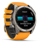 Garmin fenix 8 (Spark Orange, 51mm) AMOLED Sapphire GPS Watch Gift Box