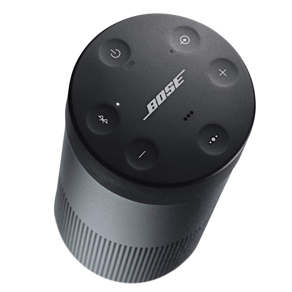 Bose The SoundLink Revolve, The Portable Bluetooth Speaker with 360 Wireless Surround Sound, Triple Black