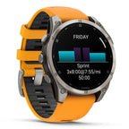 Garmin Fenix 8 (Spark Orange, 47mm) AMOLED Sapphire GPS Watch Gift Box