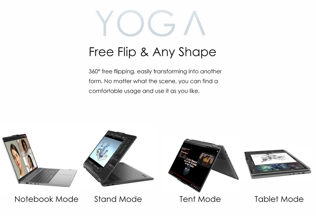 Lenovo 2025 Yoga 7i 2-in-1 Copilot+ PC, 14" 600Nits OLED Touchscreen, Ultra 5 226V (>Ultra 5 125U), 15H Battery, Backlit KB, Privacy cam, FP, Wi-Fi 7, Win11 Pro, W/128G PSD (16GB RAM |1TB SSD)