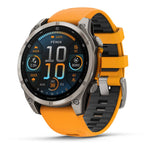 Garmin Fenix 8 (Spark Orange, 47mm) AMOLED Sapphire GPS Watch Gift Box