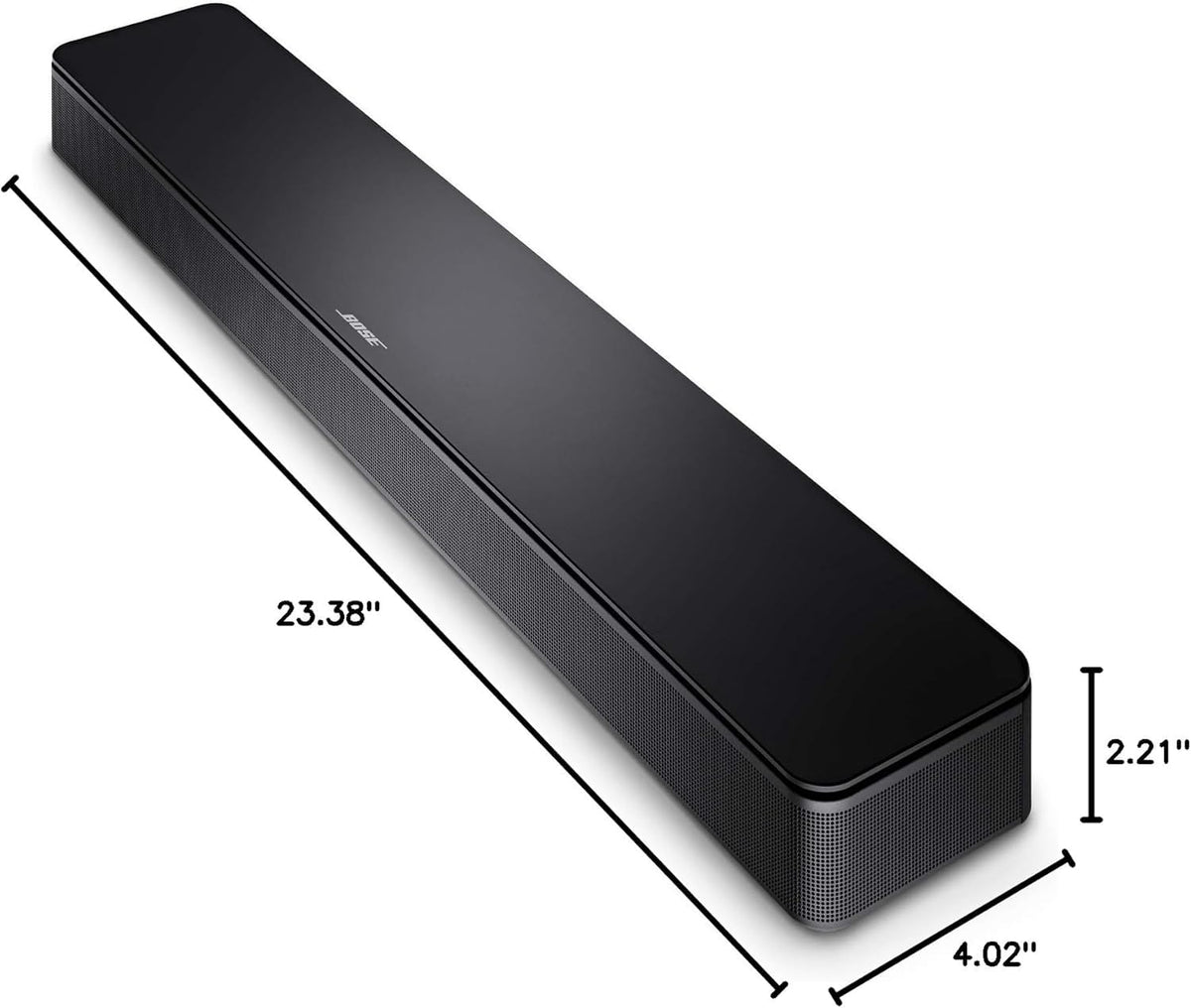 Bose TV Speaker Bundle with Aux Cable, Wall Mount - Soundbar for TV with Bluetooth and HDMI-ARC Connectivity, All-in-One Compact Soundbar, Includes Remote Control, (Black)