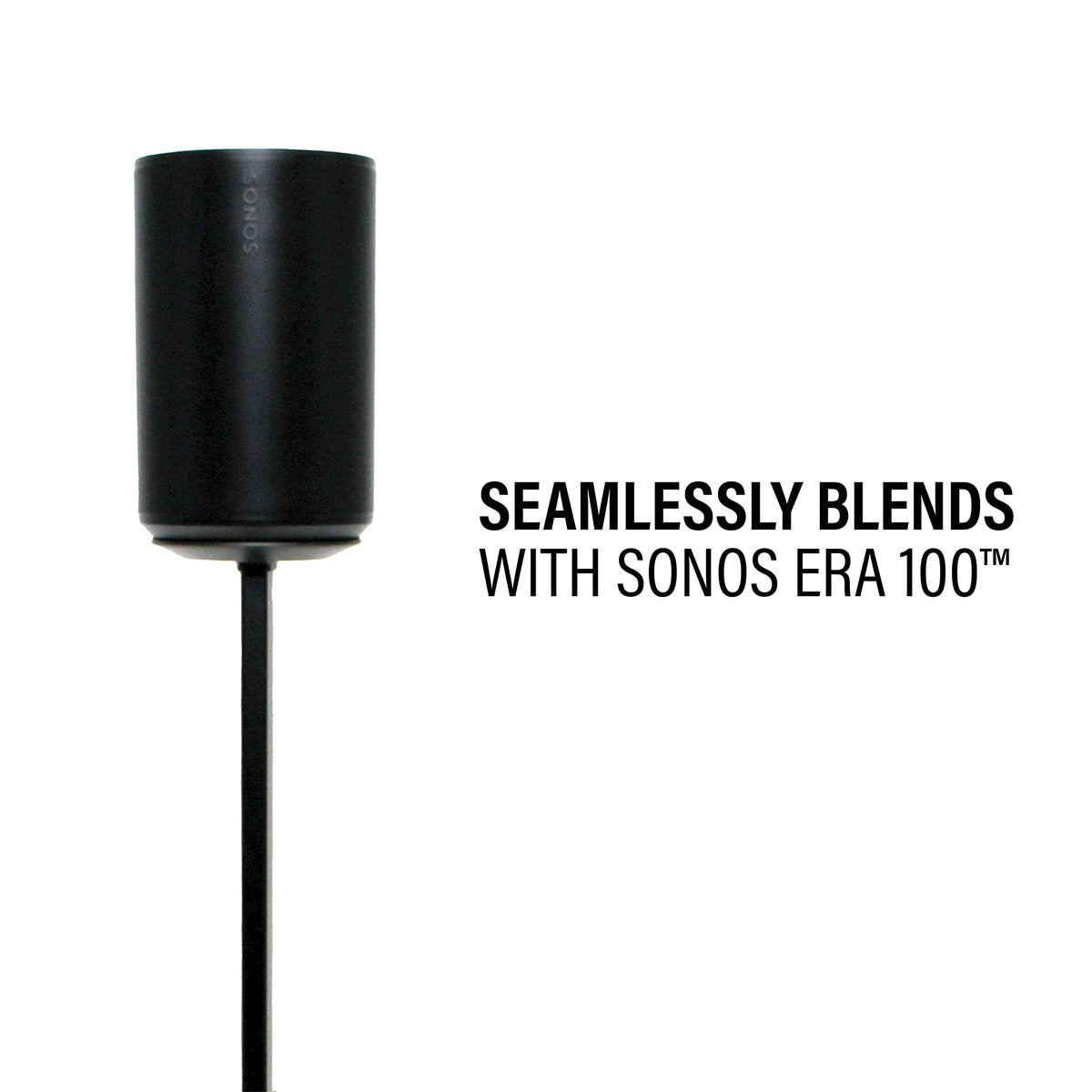 Sanus WSSE1A2-B2 Height-Adjustable Speaker Stands for Sonos Era 100™ (Pair)