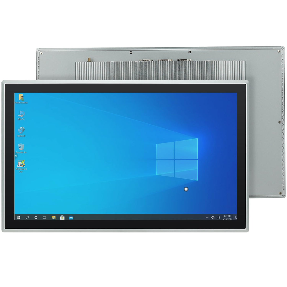 15.6-Inch Industrial Embedded Panel PC, Ratio 16:9 Multi-Touchscreen-Monitor,Industrial Touch Screen Panel Computer,WiFi & Built-in Speakers,IP65 Front,Win 10 I5 RAM 8G+256G SSD