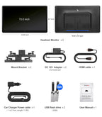 15.6" Android Car TV Headrest Monitor for Cars,Support Phone Mirror/WiFi
